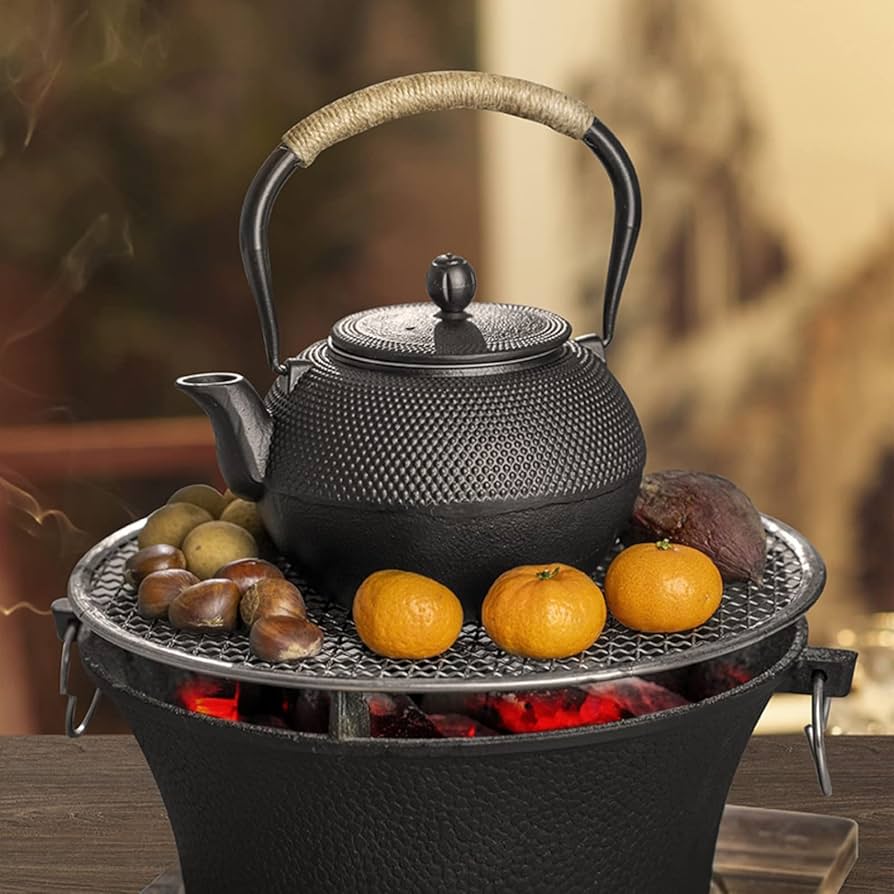 Amazon | QQsuger 南部鉄器 鉄瓶 やかん ih 対応 直火可 南部鉄瓶