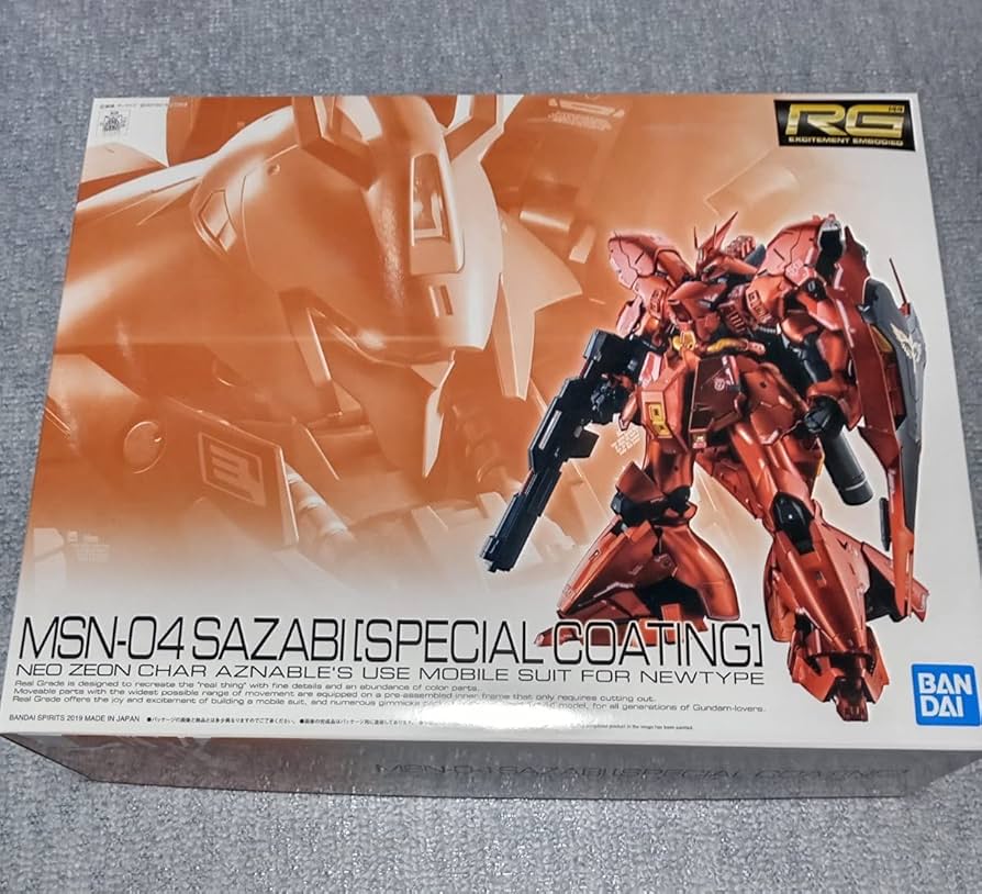 Bandai Hobby RG 1/144 MSN-04 Sazabi [Special Coating] Model Kit