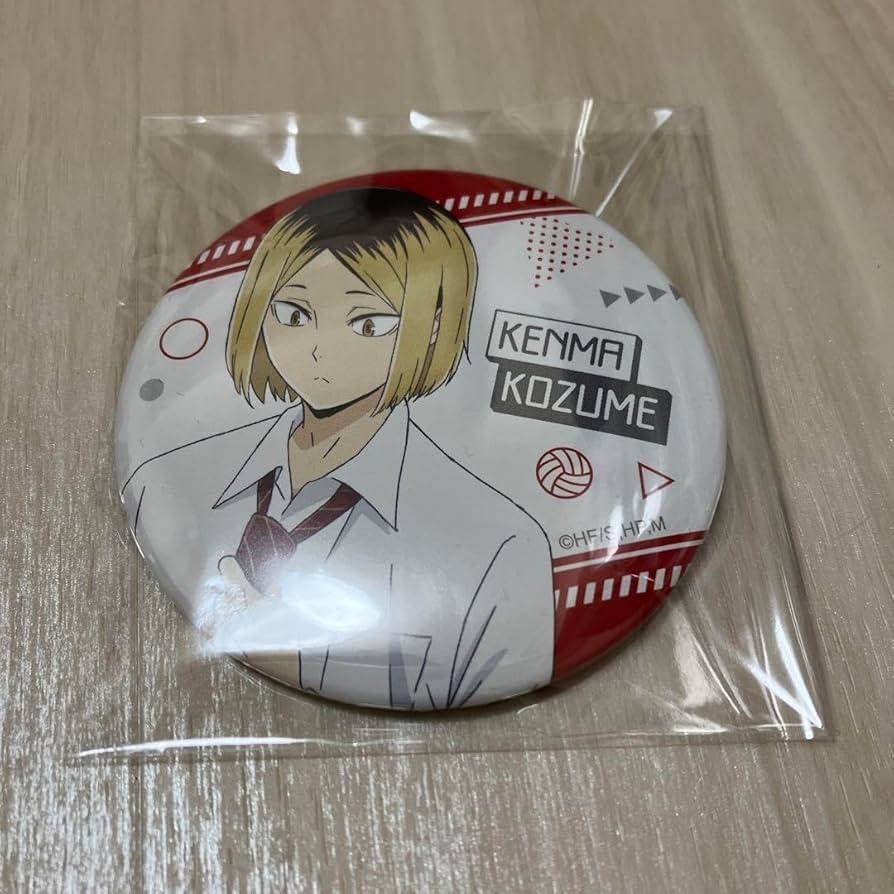 ハイキュー!! 孤爪研磨 缶バッジ 運試しくじ 75mm まとめ売り 35個