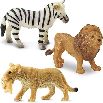 Amazon.com: Safari Ltd. Good Luck Minis Savanna Fun Pack - 8 Mini