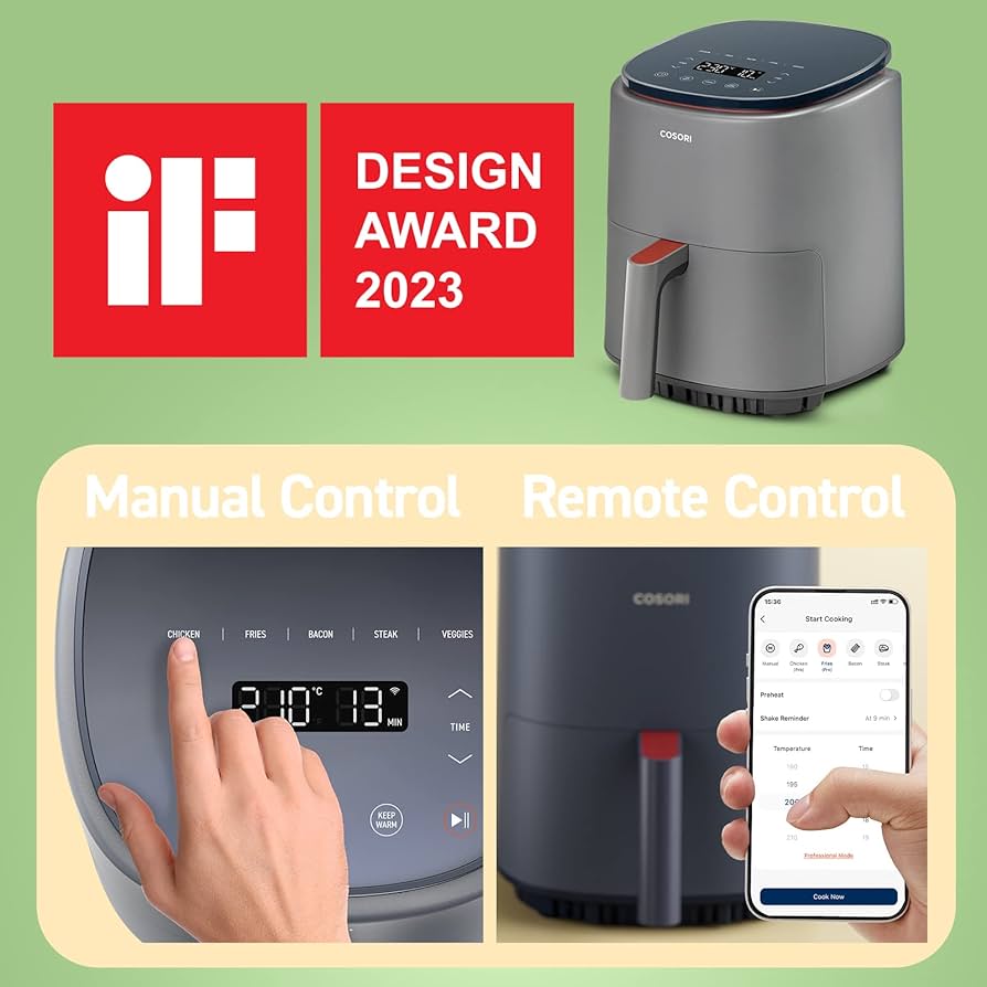 Amazon.co.jp: COSORI エアフライヤー Lite 3.8L プリセット多段調理