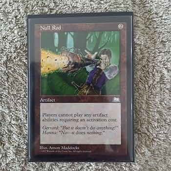 無のロッド マジックザギャザリング MTG Null Rod 日本語 MTG】無の