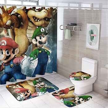 おまけ付き ベティーのシャワーカーテン・バスマット・トイレマット