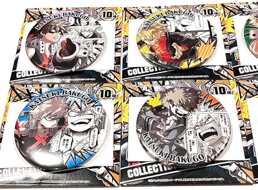 ヒロアカ 爆豪勝己 コレクション缶バッジ僕のヒーローアカデミア