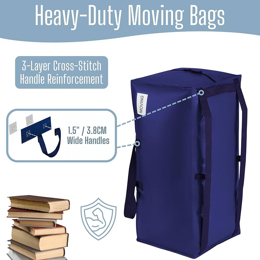 Amazon.com: VENO 4 Pack Heavy Duty Moving Bags with Backpack