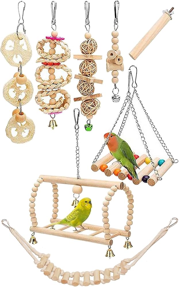 k18⭐バードアスレチック ミラーボード バードトイ 止まり木 フォー