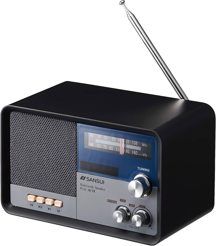 Amazon.co.jp: サンスイ Bluetoothスピーカー AM/FMラジオ付き