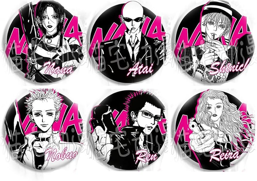 NANA コラボカフェ 缶バッジ 海外限定 コンプリート セット Amazon