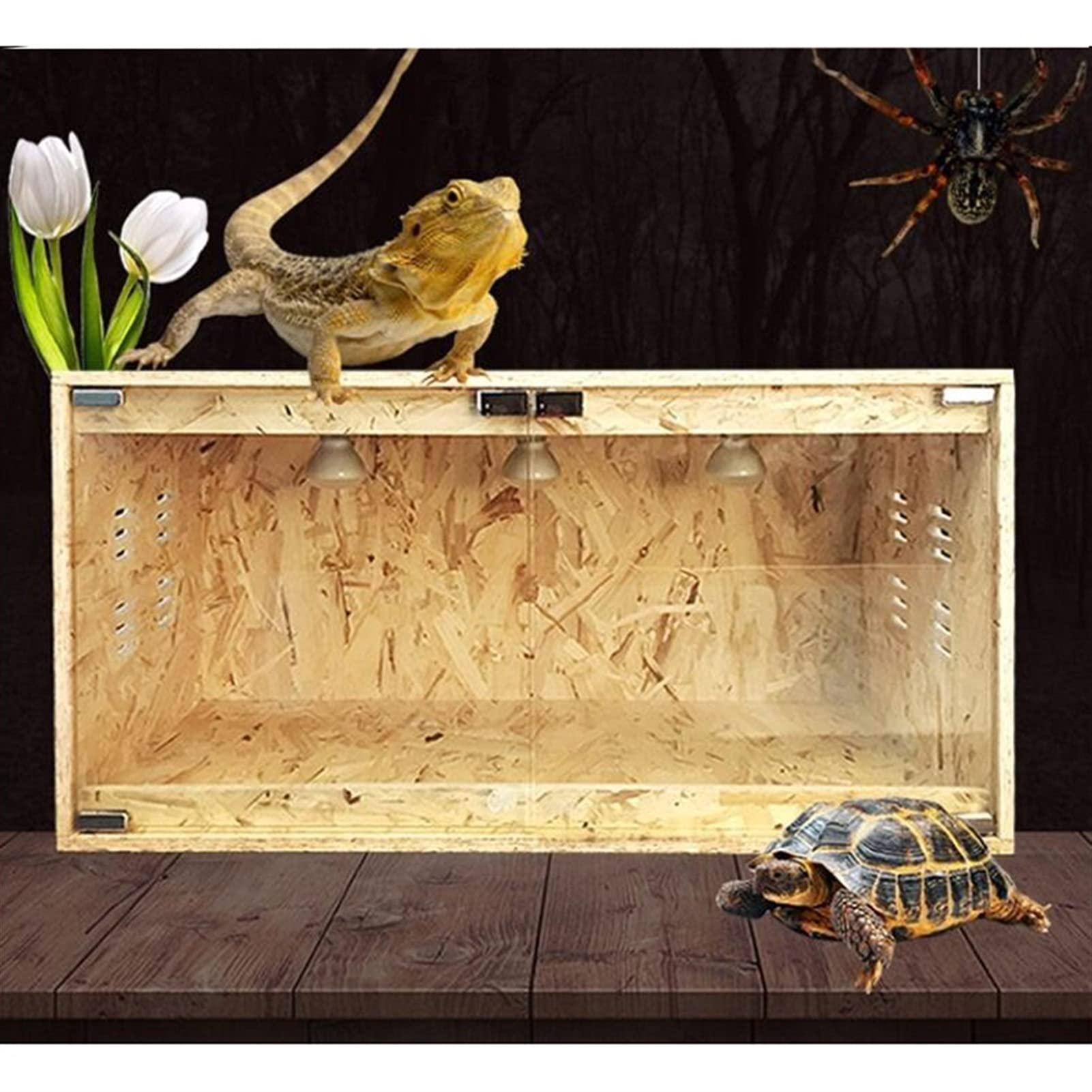 爬虫類ケージ 80×40×40 リクガメ フトアゴ ゲージ