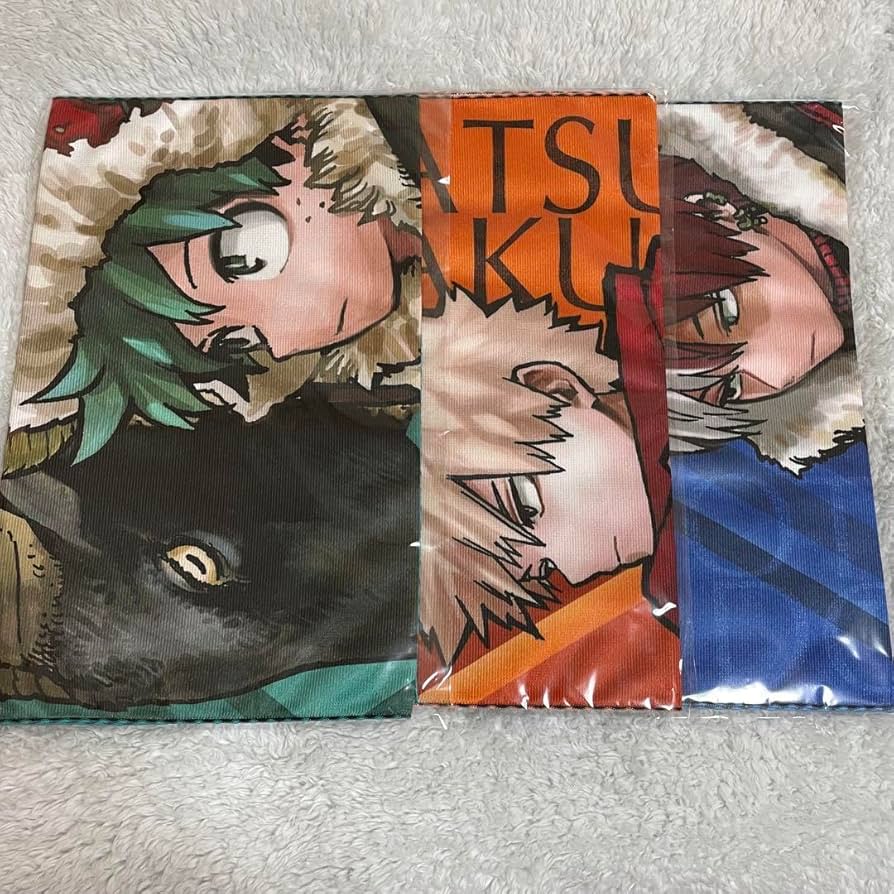 僕のヒーローアカデミア】ジャンフェス 大判タオル 爆豪勝己 轟焦凍 1月