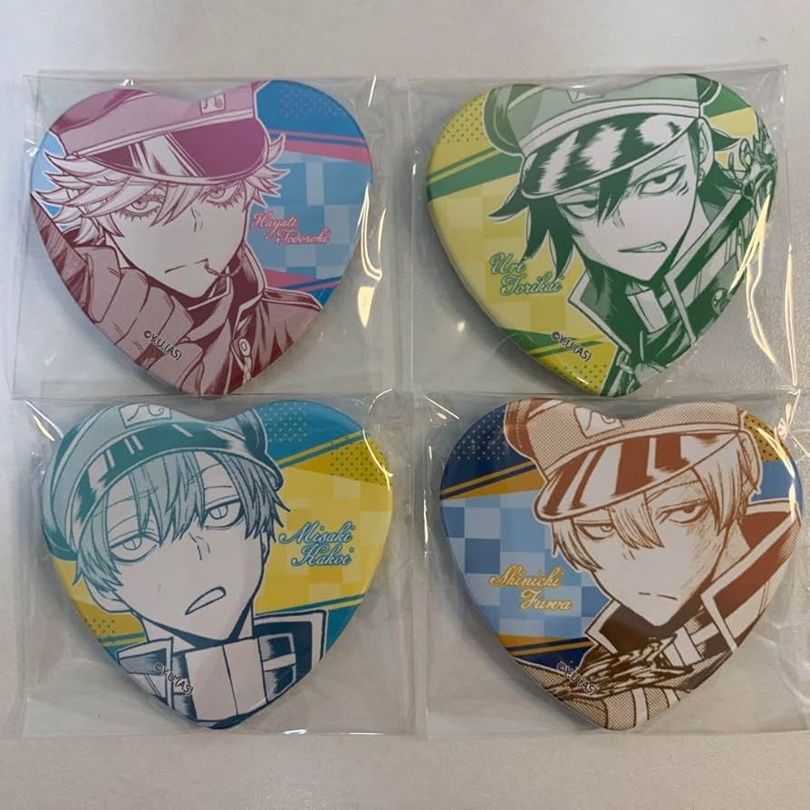 Amazon.co.jp: 桃源暗鬼 等々力颯 鳥飼羽李 囲岬 不破真一 ハート缶