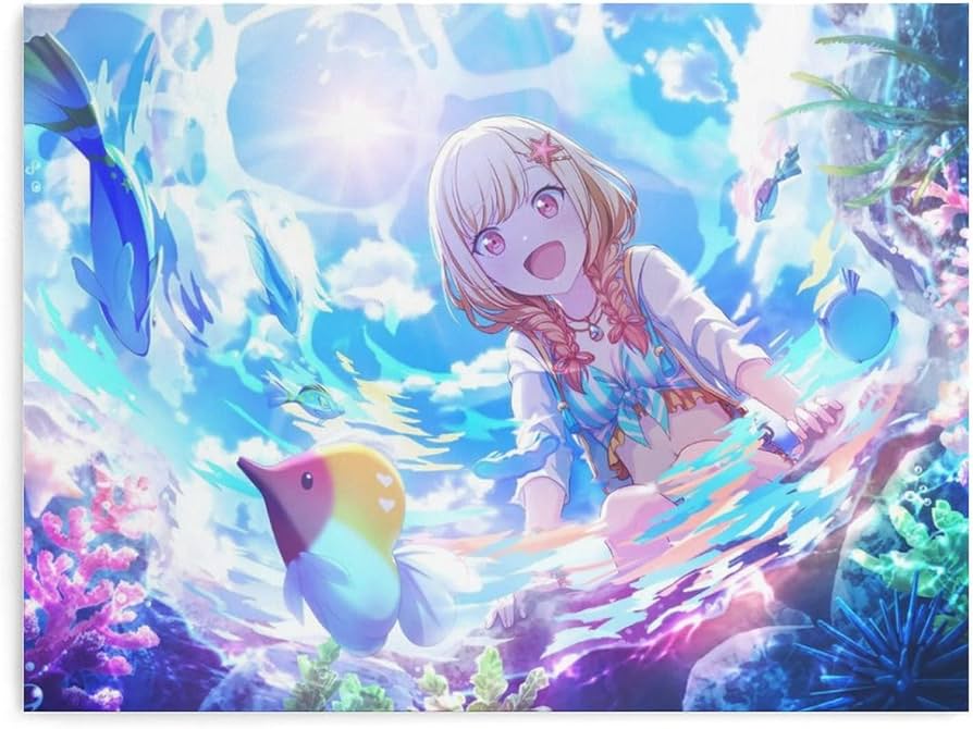 Amazon.co.jp: 天馬 咲希 掛け絵 フレームレス装飾絵画 モダンファッ