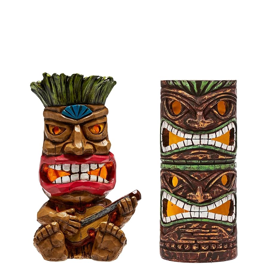 ミュージシャン llica - Tiki Totem Pole Statue ミュージシャン llica