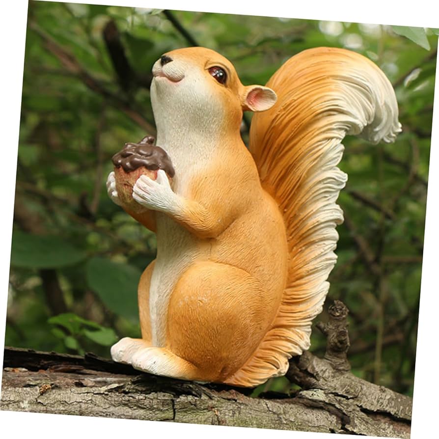 ロモノーソフ フィギュリン（フィギュア)置物 りす 希少シマリス お