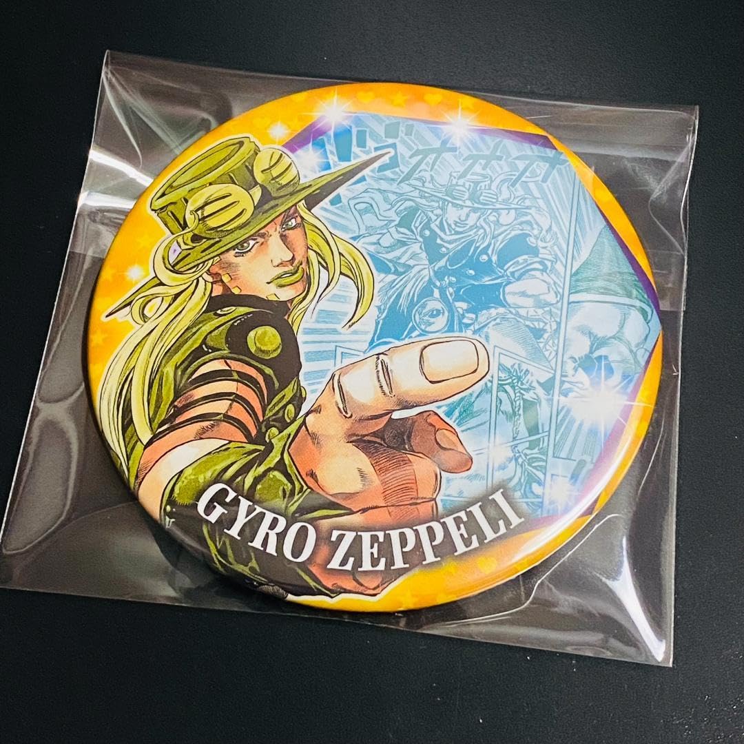 ジョジョ展 缶バッジ ジャイロ・ツェペリ ジョジョ展缶バッジ ジャイロ