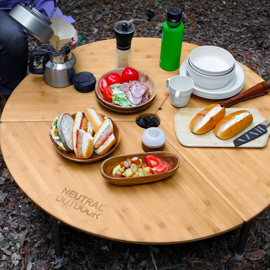 Amazon.co.jp: NEUTRAL OUTDOOR ワンポールテント テーブル 丸