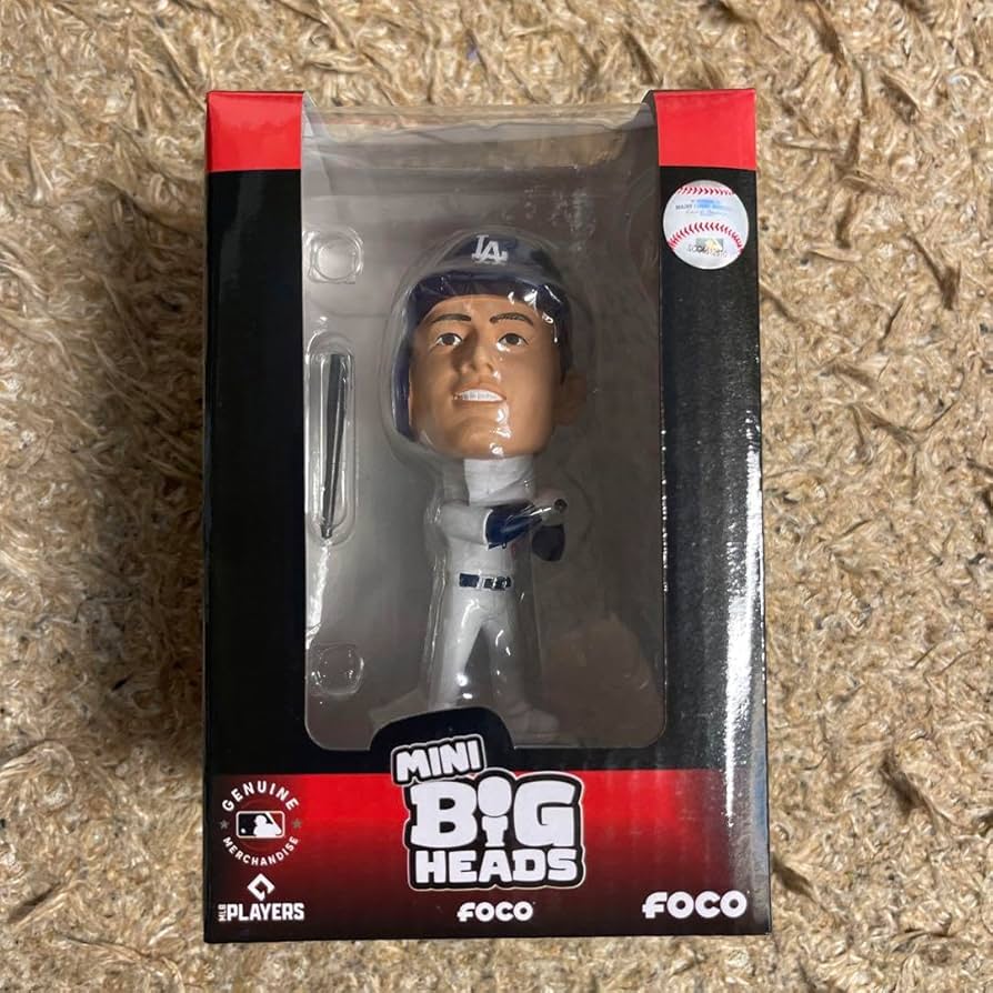 Amazon.co.jp: 大谷翔平 2024年 ミニサイズ 打撃 ミニボブルヘッド