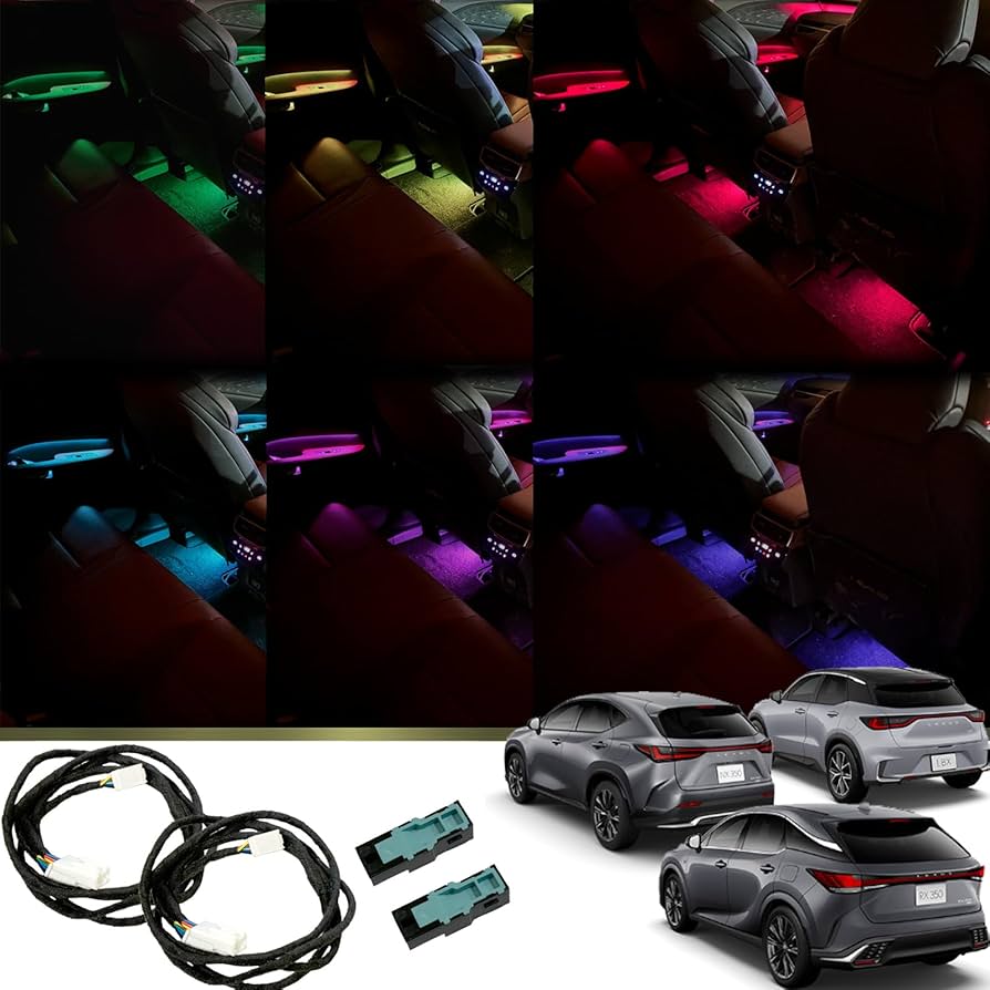 Amazon | レクサスRX NX LBX 後席フットライト イルミネーション