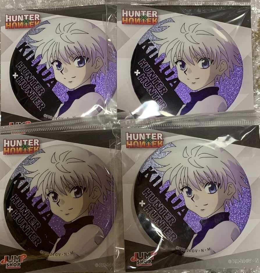 HUNTER×HUNTER J-WORLD ビッグ缶バッジ ゴン キルア