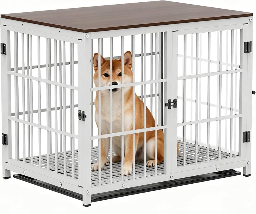 Amazon.co.jp: BingoPaw 犬用ケージ 屋根付き 大型犬 中型犬 2匹小型犬