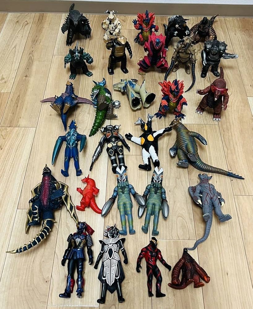 ウルトラマンパワード＆登場怪獣・宇宙人（バンダイ）ソフビ