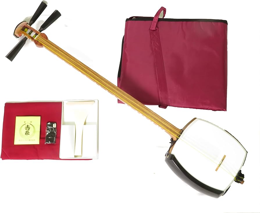 Amazon.co.jp: TOA津軽三味線スタートキット アフリカ花梨+人工皮+東