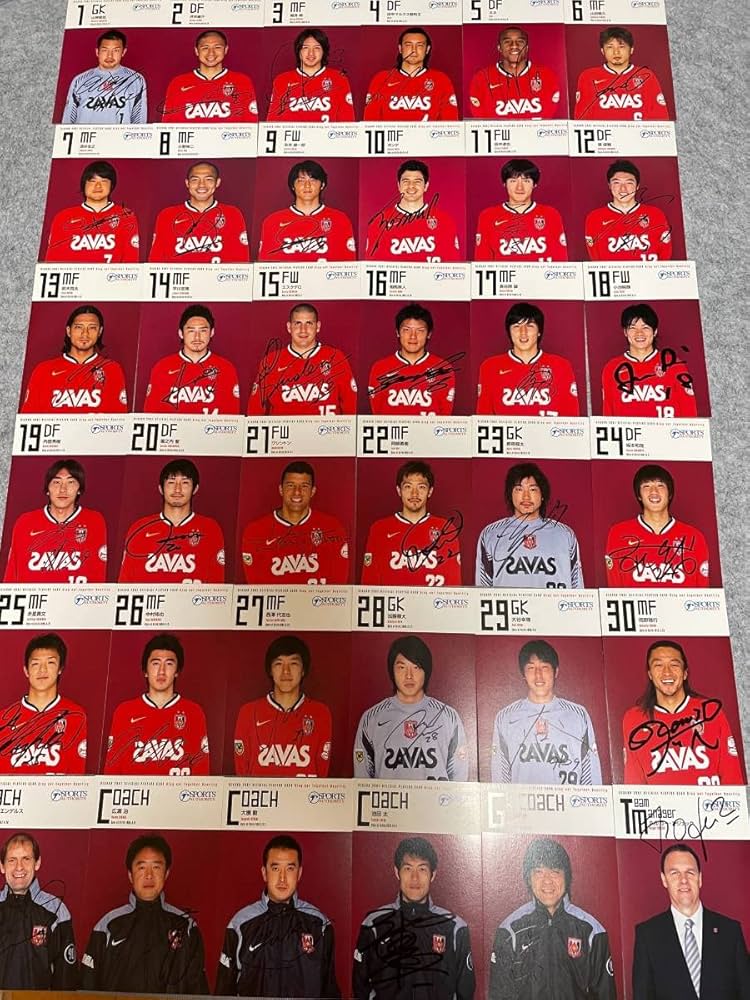 フルセット]2006年浦和レッズ サイン入りポストカード [41枚] フル