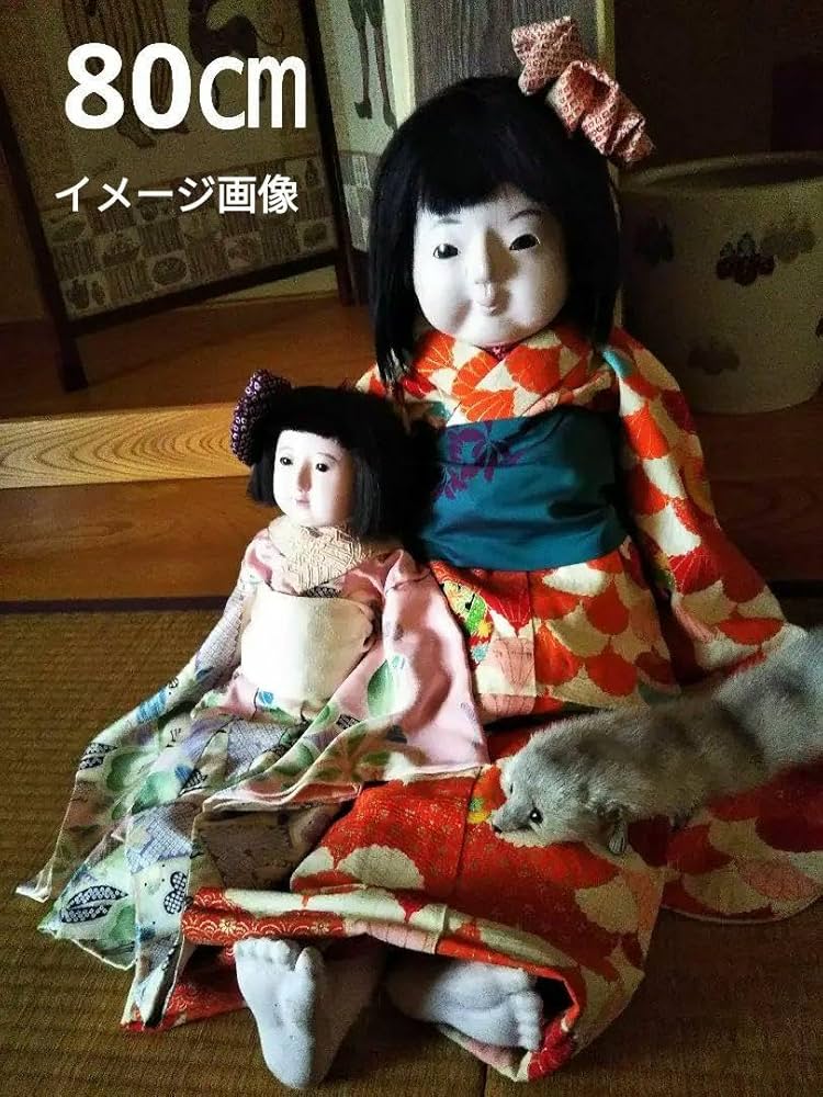 市松人形 2体 専用二体セットアンティーク市松人形 竹取物語 芳寿作