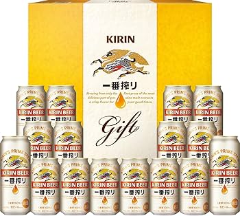 Amazon.co.jp: 一番搾り ビールギフト350ml×14本 500ml×2本 キリン一番