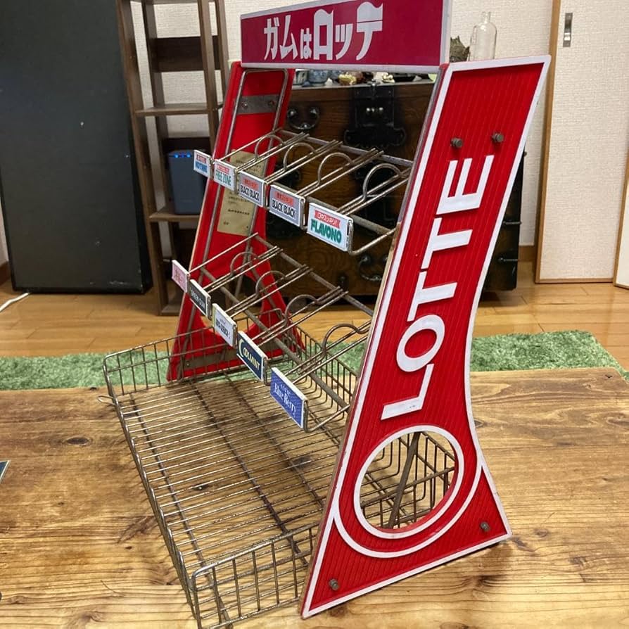 Amazon.co.jp: 当時物 ガム 陳列棚 什器 レトロ ディスプレイ : ホビー