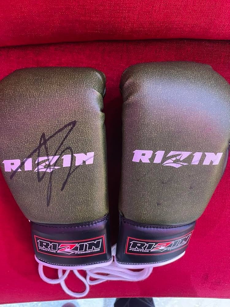 朝倉未来サイン入り ISAMI ボクシンググローブ 朝倉未来サイン入り