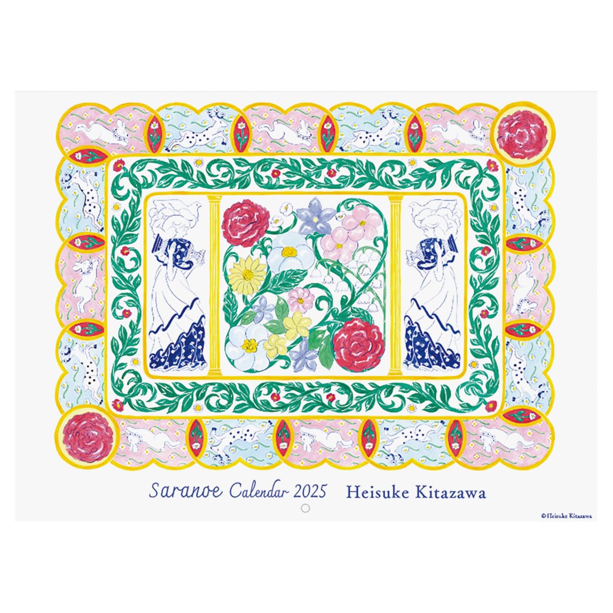 feels 上杉格平 2025年 カレンダー 新品 額縁セット 【公式通販】