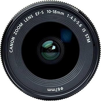 Amazon.com : Canon EF-S 10-18mm f/4.5-5.6 is STM Lens, Lens Only