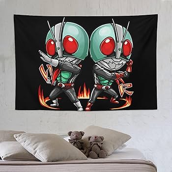 Amazon.co.jp: タペストリー 仮面ライダー1号 壁掛け 大判 人気 アニメ