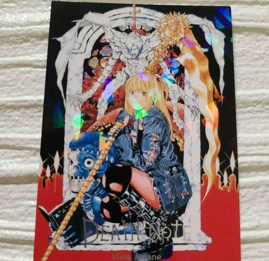 デスノート【レア】カード！ミサミサ！弥海砂！夜神月！シークレット