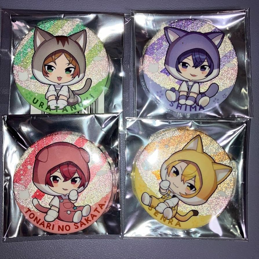 浦島坂田船 夏ツ となりの坂田 あほの坂田 缶バッジ 痛バ 本