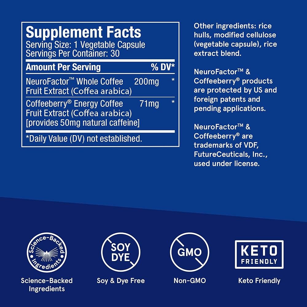 Amazon.com: Bulletproof Energy and Focus Capsules, 30 Count