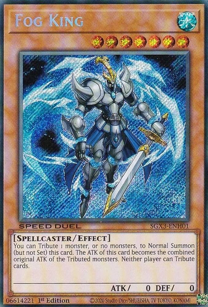 Amazon.co.jp: 遊戯王 SGX3-ENH01 霧の王 Fog King (英語版 1st