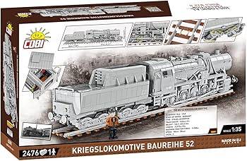 Amazon.com: COBI Historical Collection Kriegslokomotive Baureihe