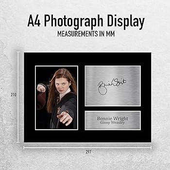 ハリーポッターと不死鳥の騎士団 ジニー・ウィーズリー 直筆サイン入り