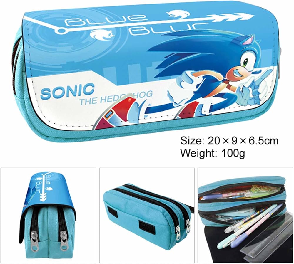 Amazon | ソニック・ザ・ヘッジホッグ ペンケース PU 革 鉛筆のサック