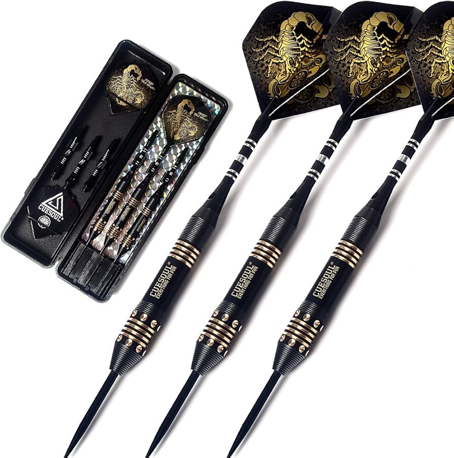 Amazon | BLACK SCORPION CUESOUL 22gスチールチップダーツセット