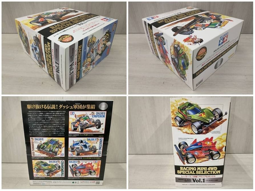 タミヤ レーサーミニ四駆メモリアルボックスVol.1 ダッシュ四駆郎(欠品