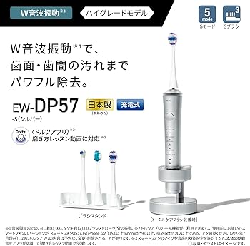 Amazon.com: Panasonic EW-DP57 Sonic Vibration Toothbrush Doltz