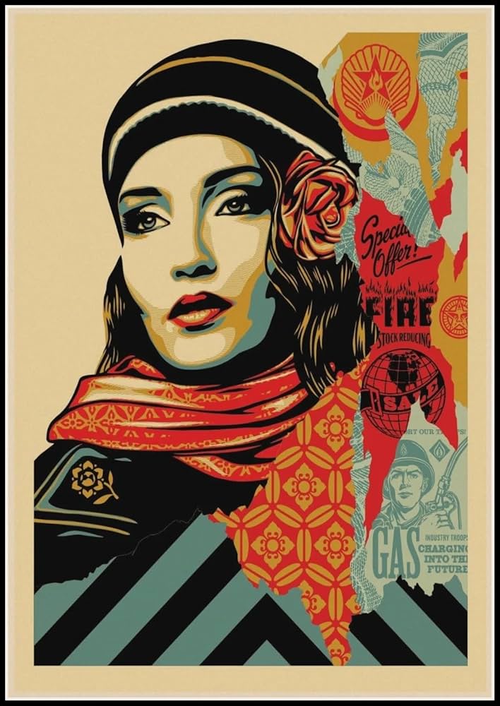 Amazon.co.jp: シェパードフェアリーポスターシェパードフェアリー