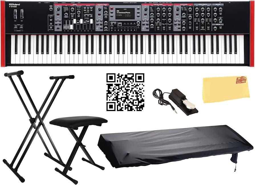 Amazon.com: Roland V-STAGE 88 Performance Keyboard Bundle with