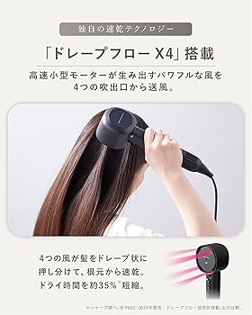 Amazon | シャープ ヘアドライヤー IB-WX901-B プラズマクラスター