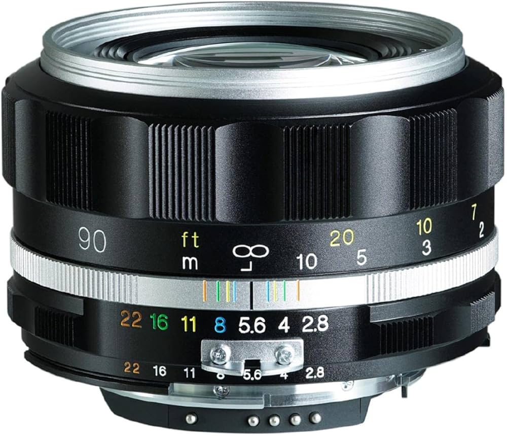 Amazon.co.jp: Voigtlander 90mm f2.8 APO SKOPAR シルバーリム Nikon