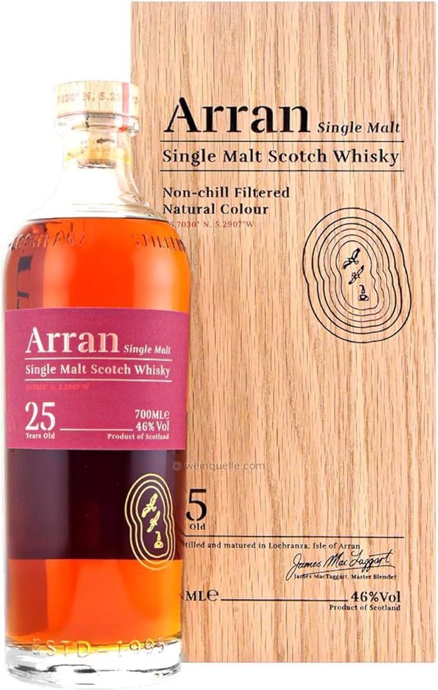 Amazon.co.jp: アラン 25年 700ml 46度 バーボン&シェリー カスク