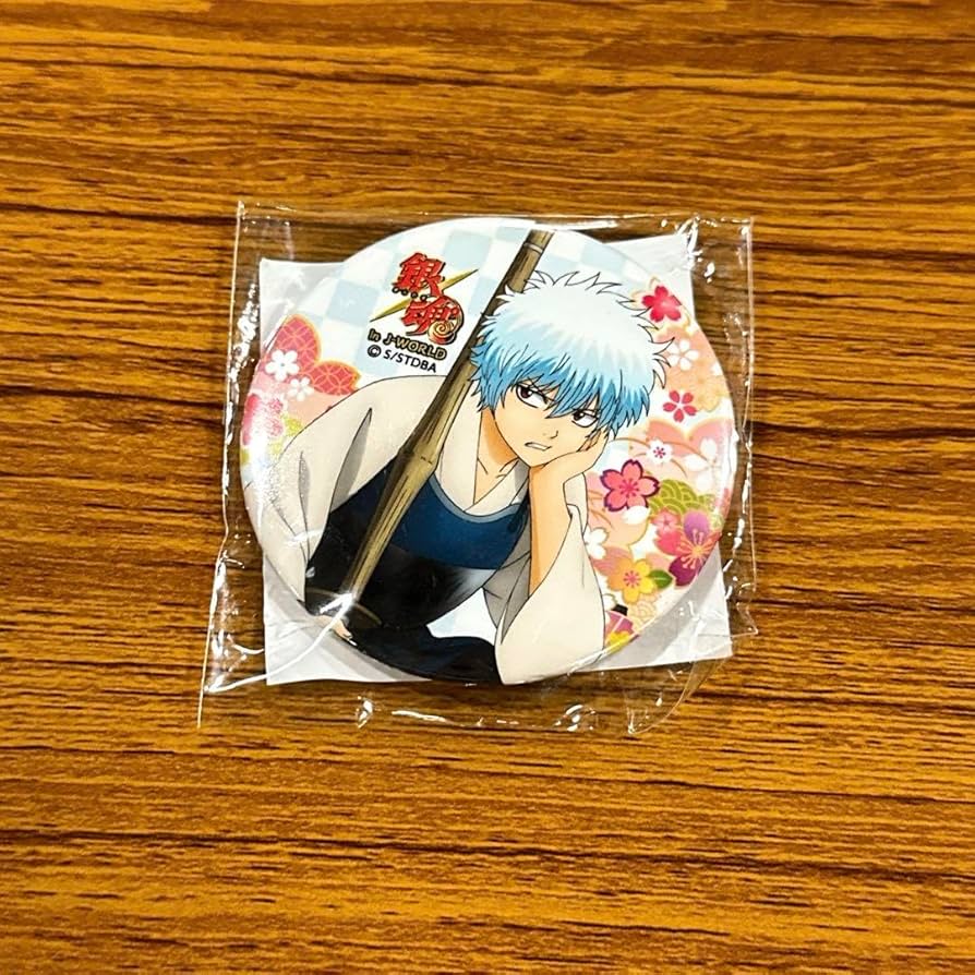 銀魂 坂田銀時 缶バッジ 銀魂 坂田銀時 56mm ホロ缶バッジ 銀ノ魂篇 j